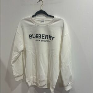 COPY - White Burberry sweater London England